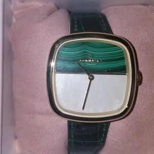 Eppie Mini Watch - Malachite + Mother of Pearl